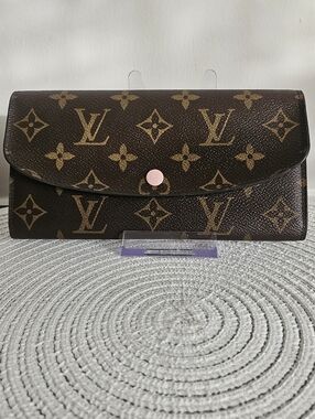 Louis Vuitton Emilie Wallet Monogram Rose Ballerine